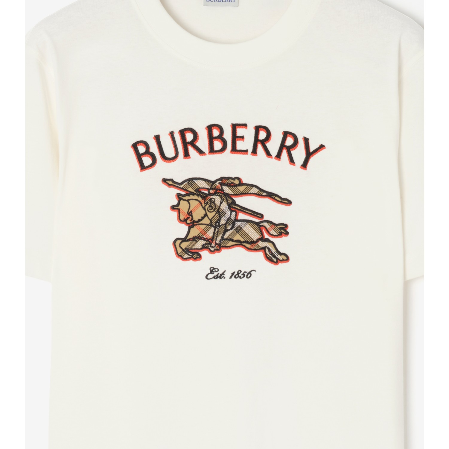 Knight Check Cotton T-shirt