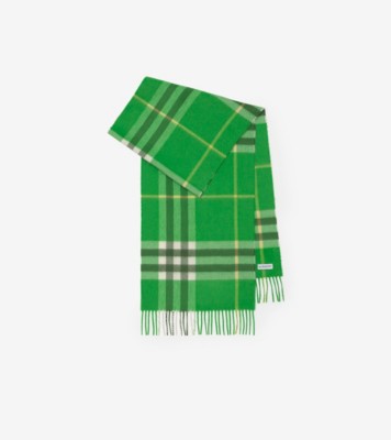 Check Cashmere Scarf Racquet ®