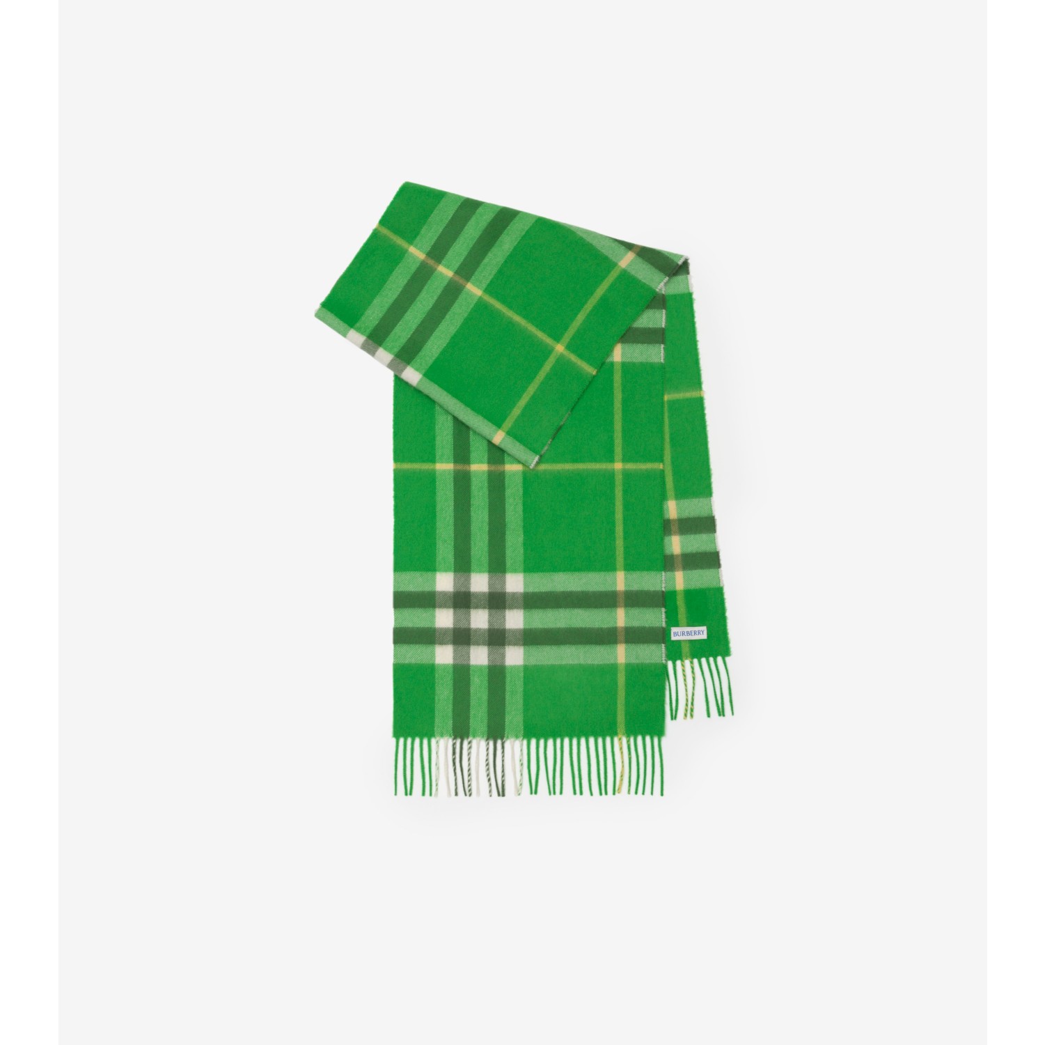 Check Cashmere Scarf