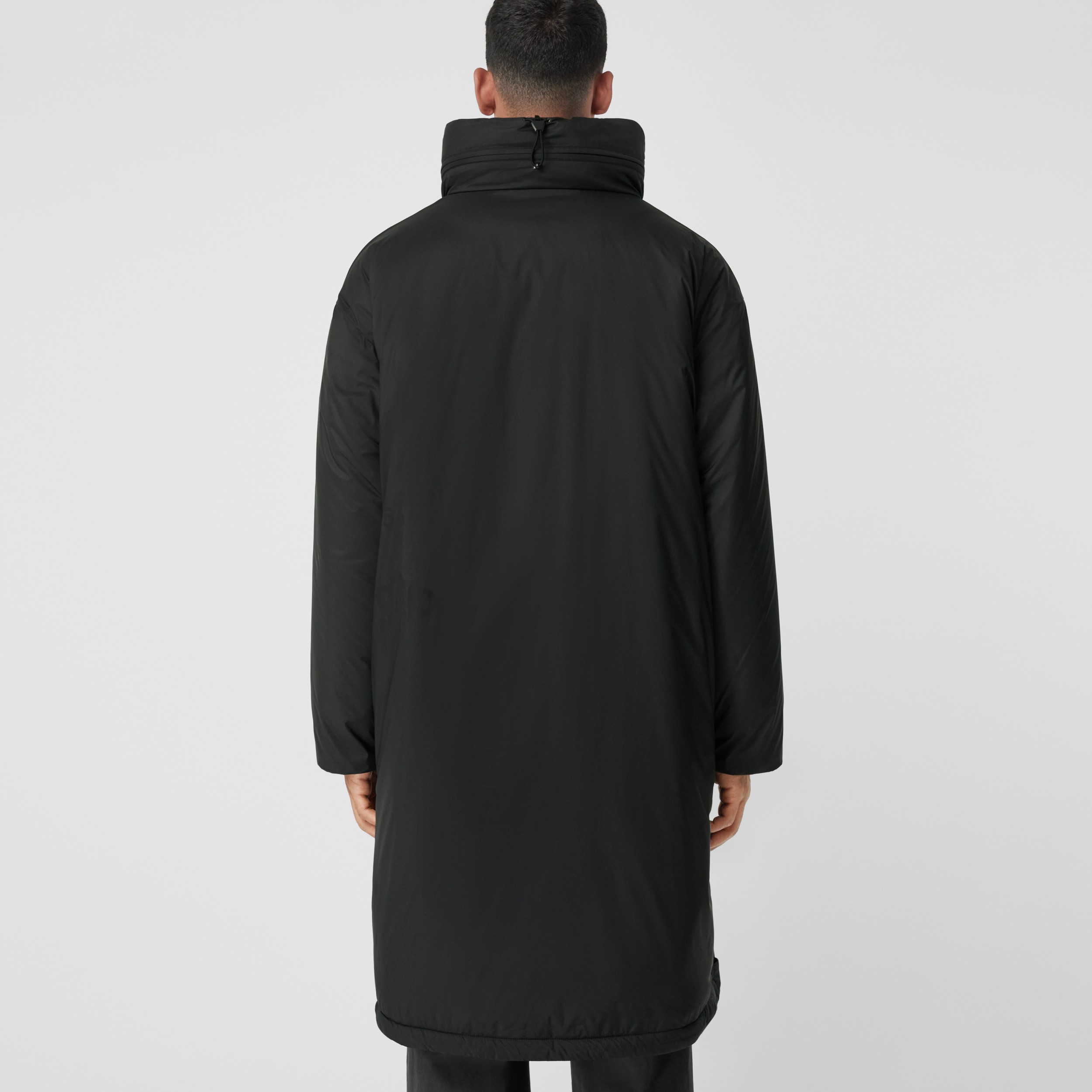 Parka con Horseferry y capucha plegable (Negro) - Hombre | oficial