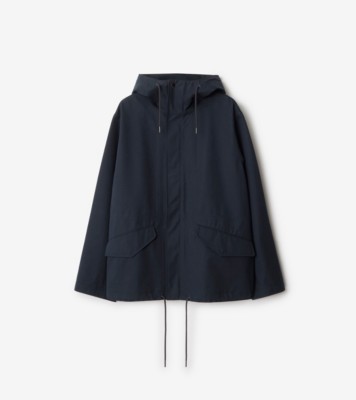 【関税&送料込】Burberry Parka Burberry Cotton-twill Blend Parka Coat With Detachable Hood