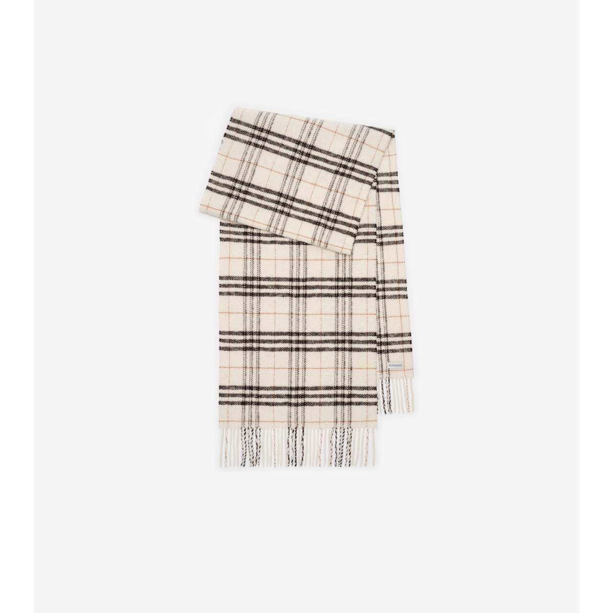  Check Wool Cashmere Scarf