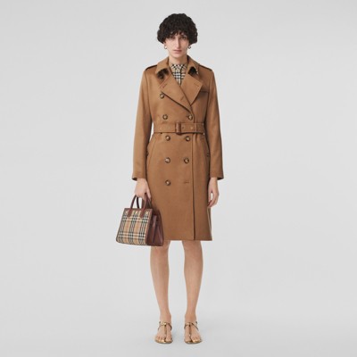 burberry cashmere trench coat womens