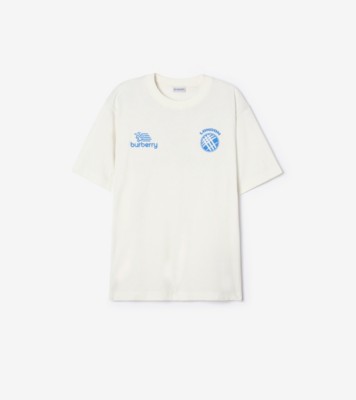 Logo Badge Cotton T shirt Chalk ®