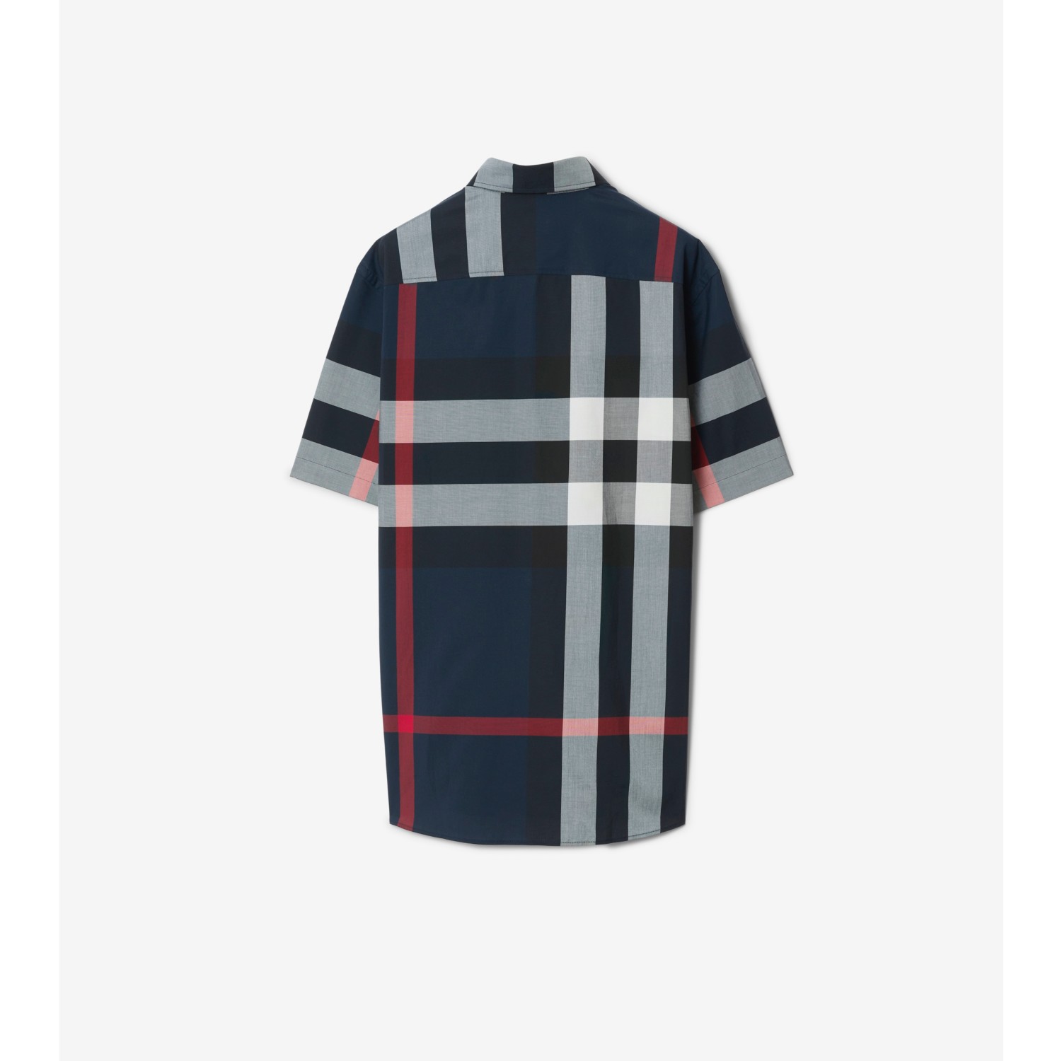 Burberry check cheap shirt blue