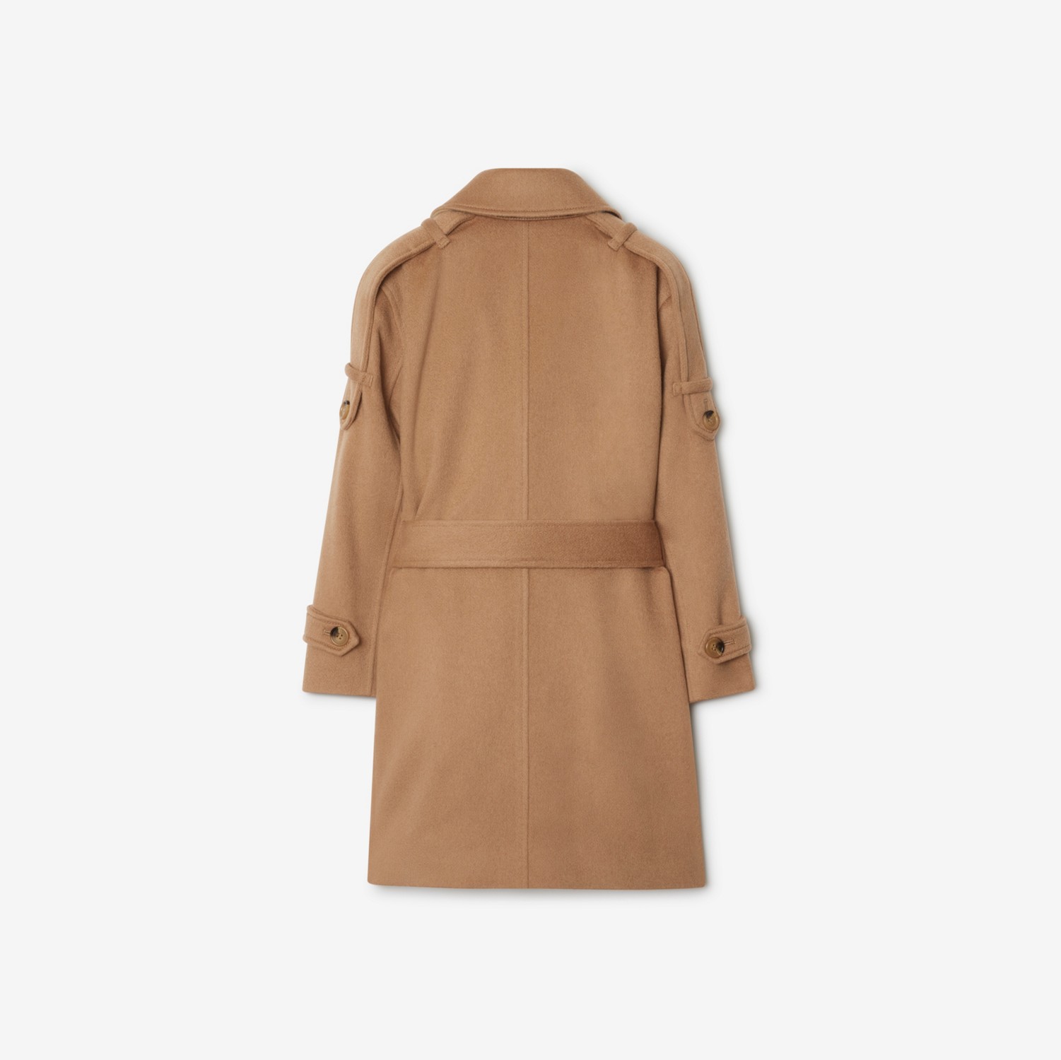 カシミア トレンチコート (キャメルメランジ) | Burberry®公式サイト カシミア トレンチコート (キャメルメランジ) | Burberry®公式サイト