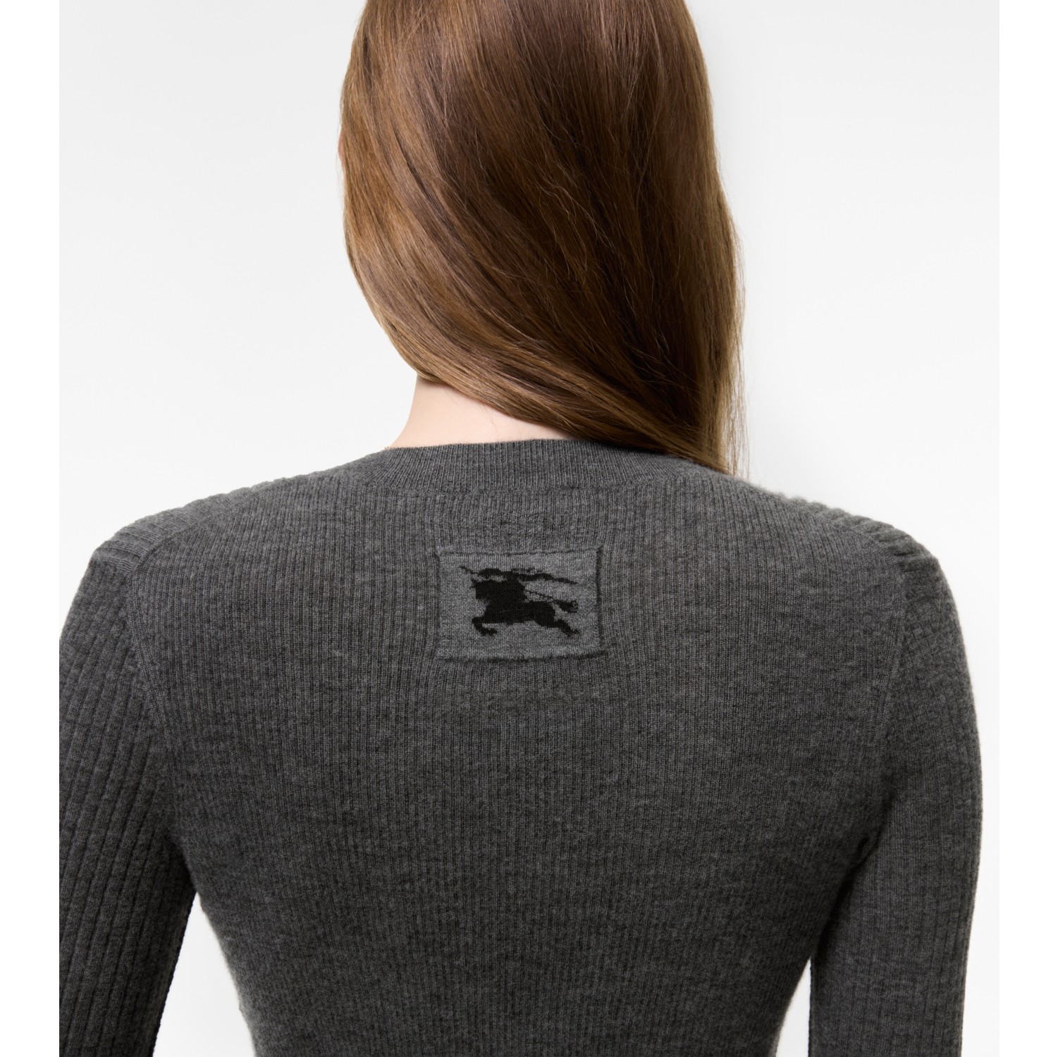 Cashmere Cardigan in Grey melange - Women | Burberry® Official