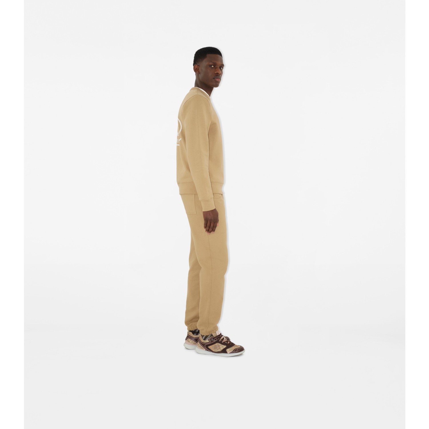 Knight Stamp Cotton Jogging Pants