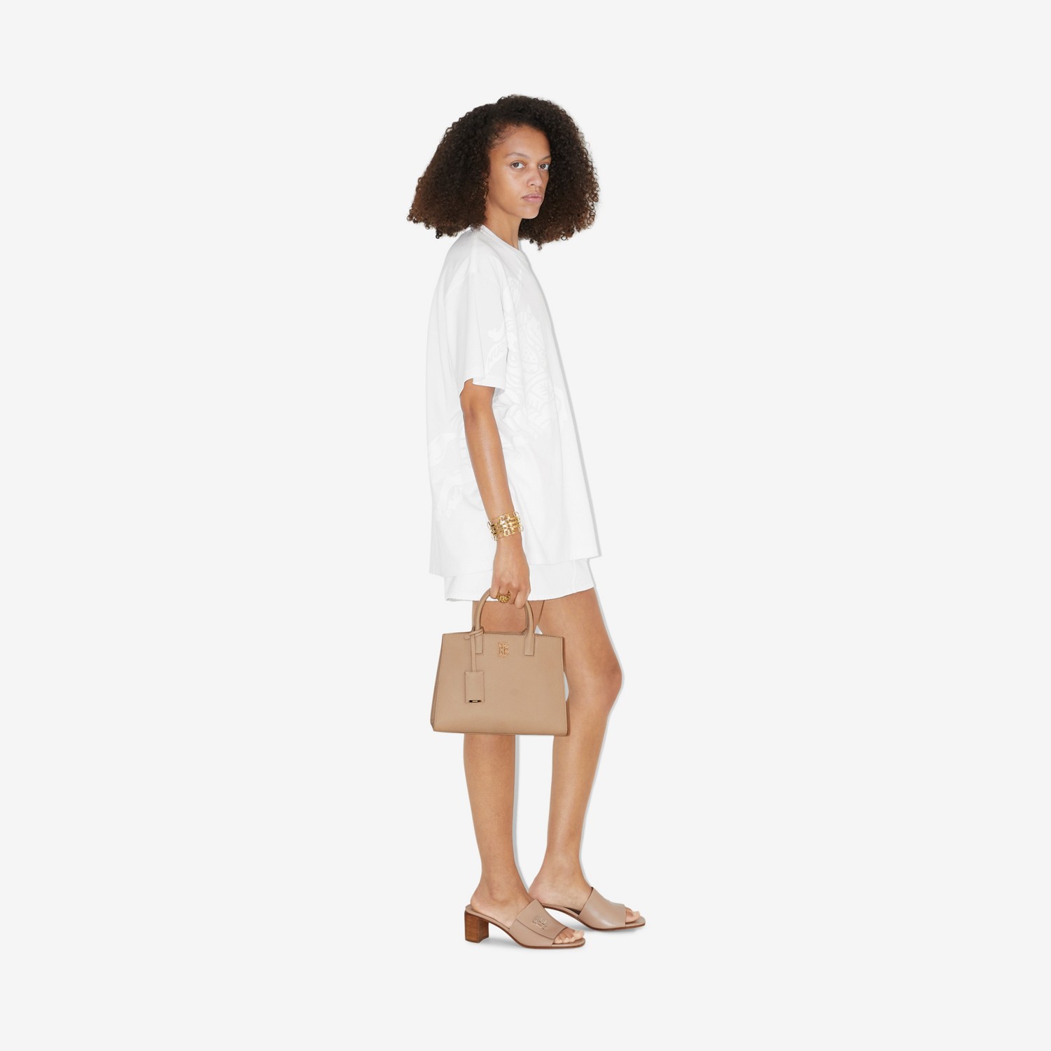Mini Frances Bag in Oat Beige - Women | Burberry® Official