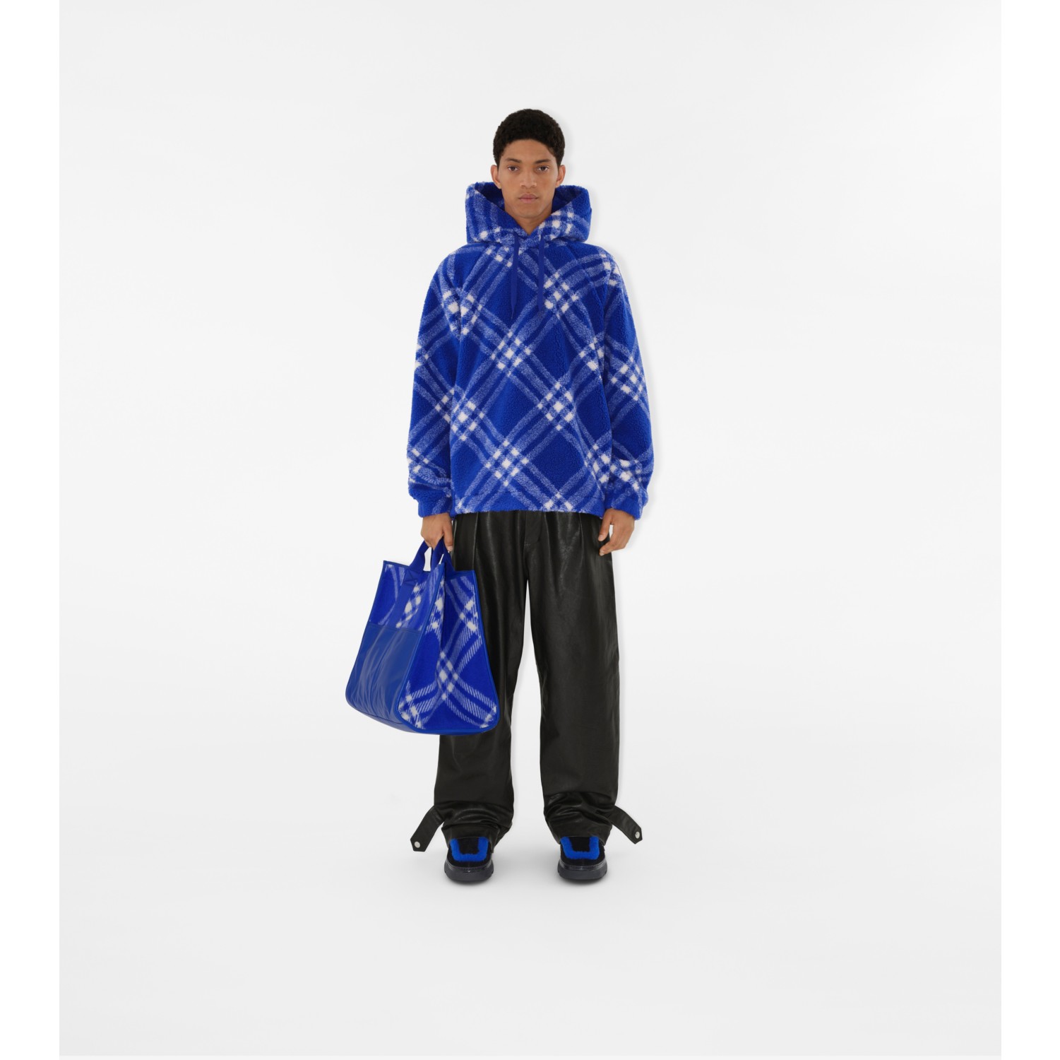 Checkered 2024 fleece hoodie