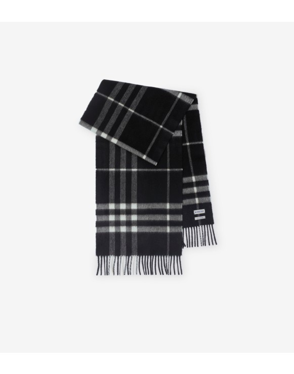 Check Cashmere Scarf