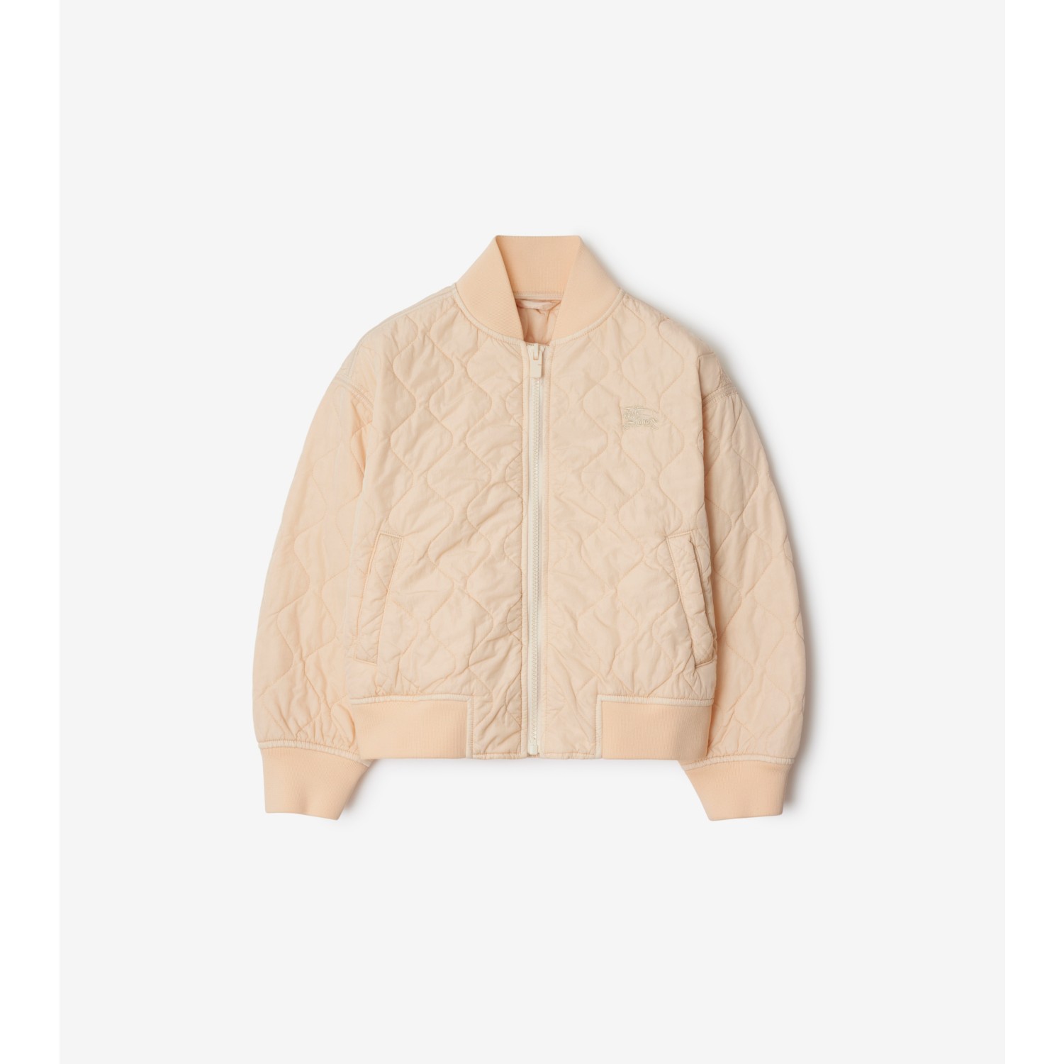 Quilted Nylon Bomber Jacket