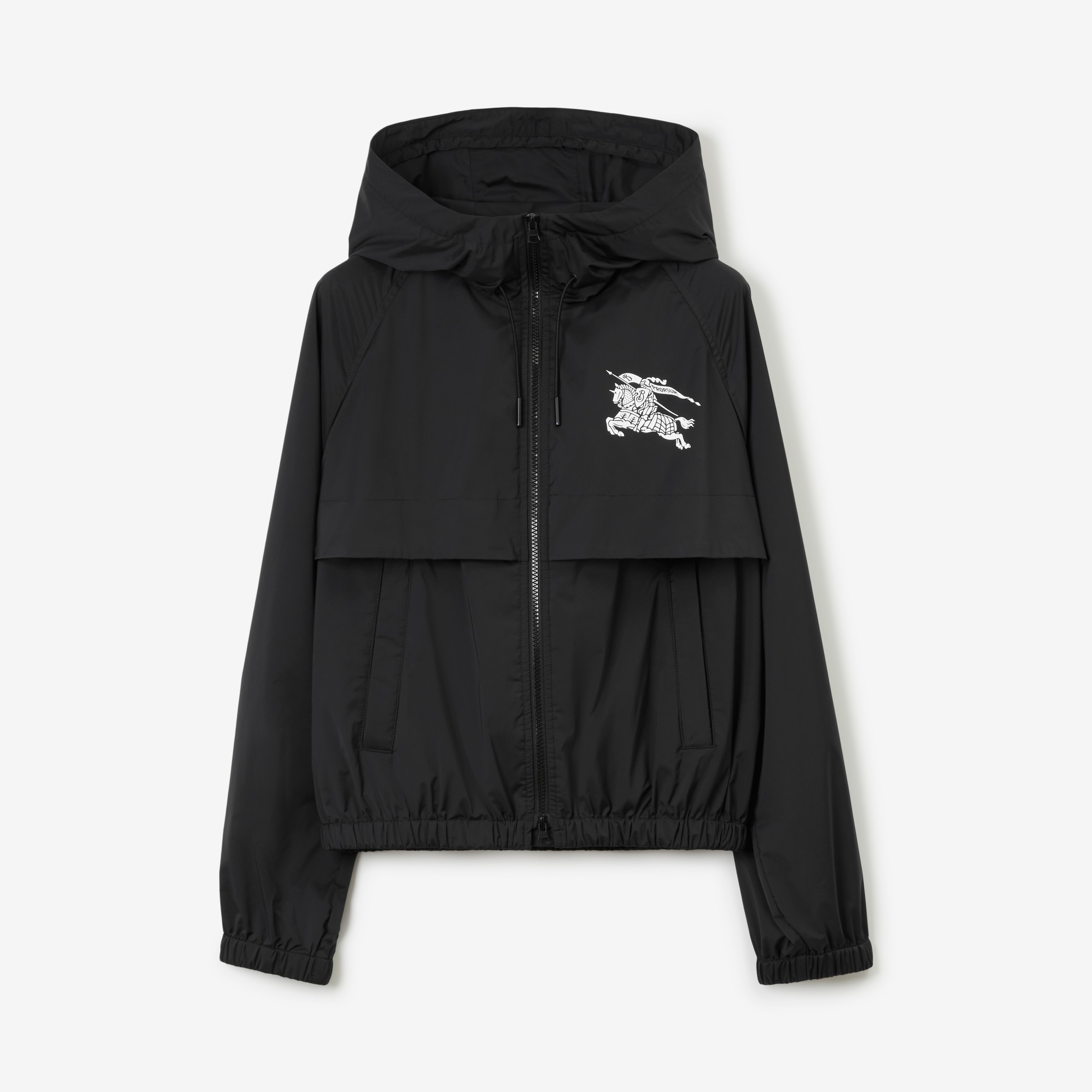 EKDプリント フーデッドジャケット (ブラック) - ウィメンズ