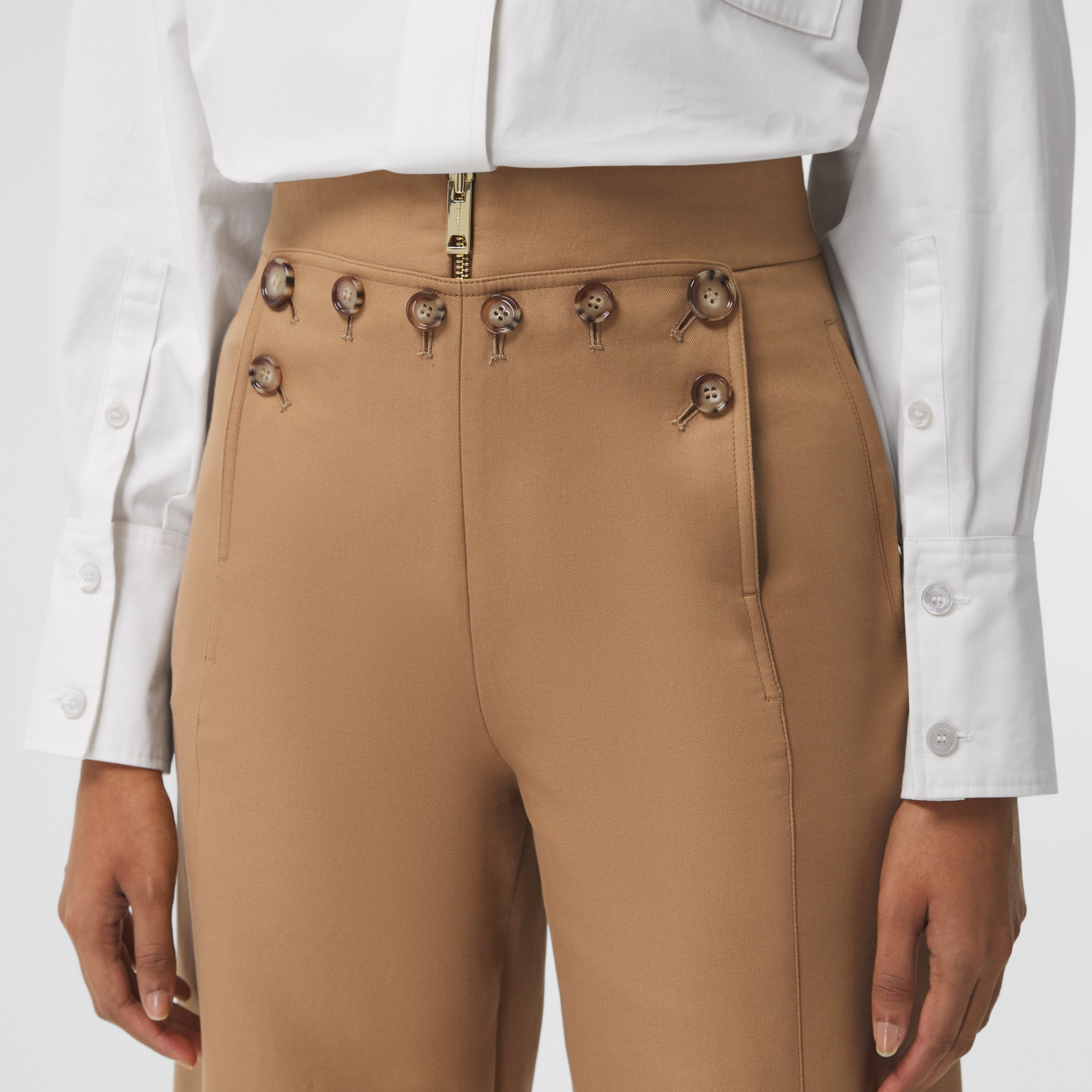 white sailor trousers