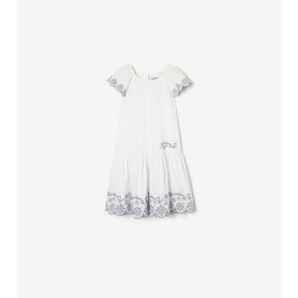  Floral Broderie Anglaise Dress