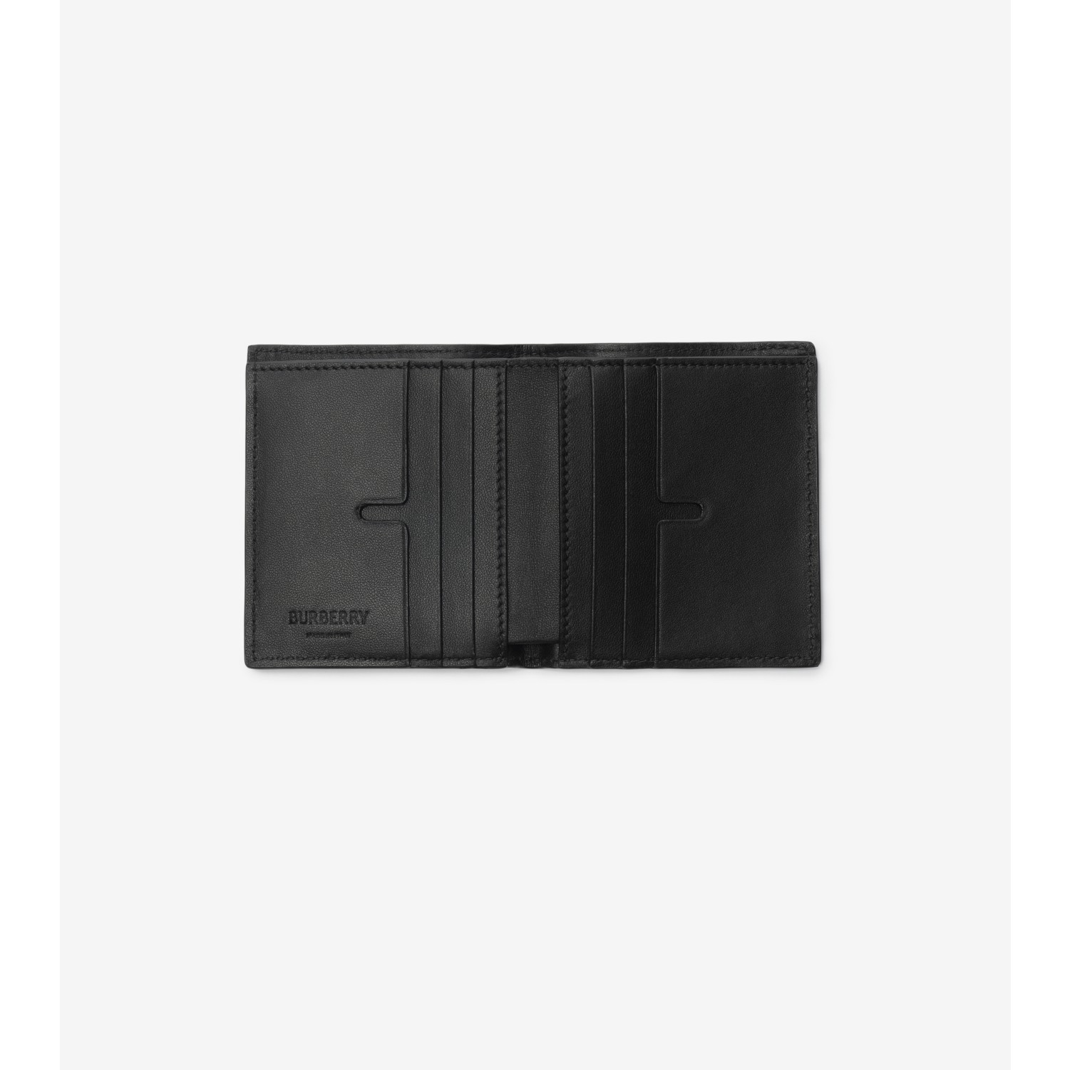 City Check Folding Card Case in Iron grey - Men, Cotton, Technical | Burberry® Official