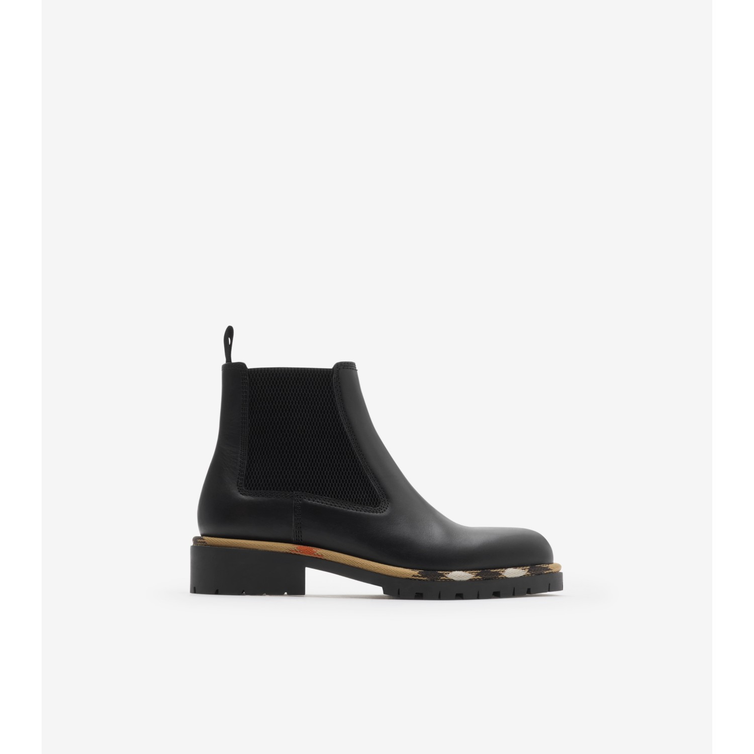 Leather Gravel Chelsea Boots​