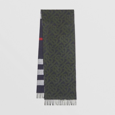 burberry navy cashmere scarf