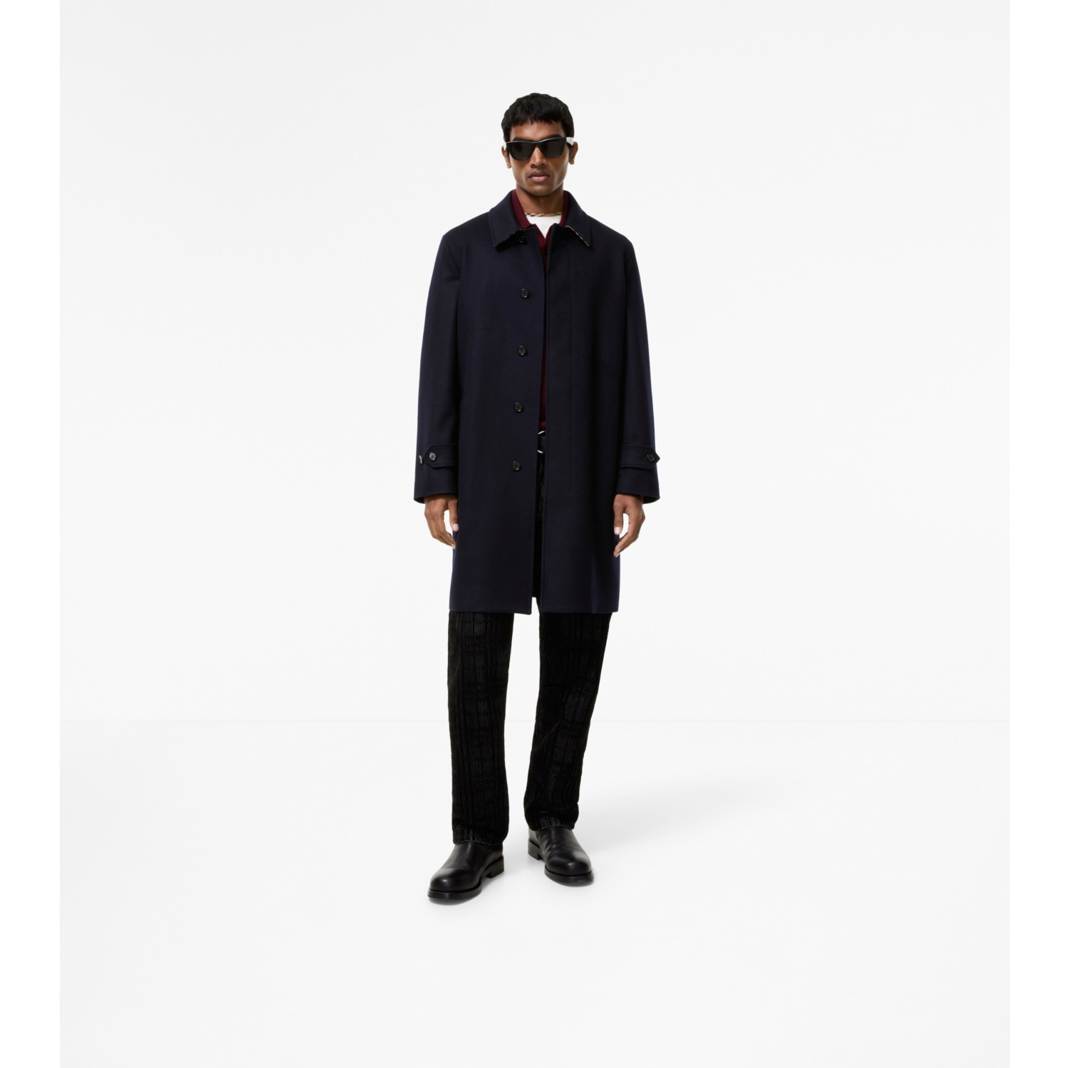 Mid-length Cashmere Car Coat