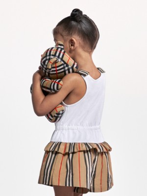 burberry shorts kids green