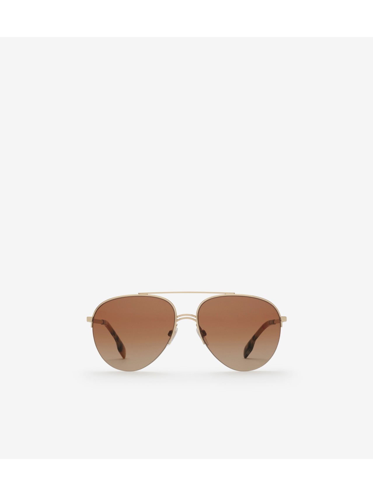 Authentic BURBERRY Blonde Aviator Sunglasses with hard case Burberrys of London B8795/S SU7 Vintage Square Aviator  main image 4