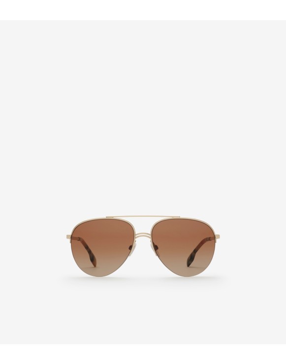 Burberry sunglasses womens gold online