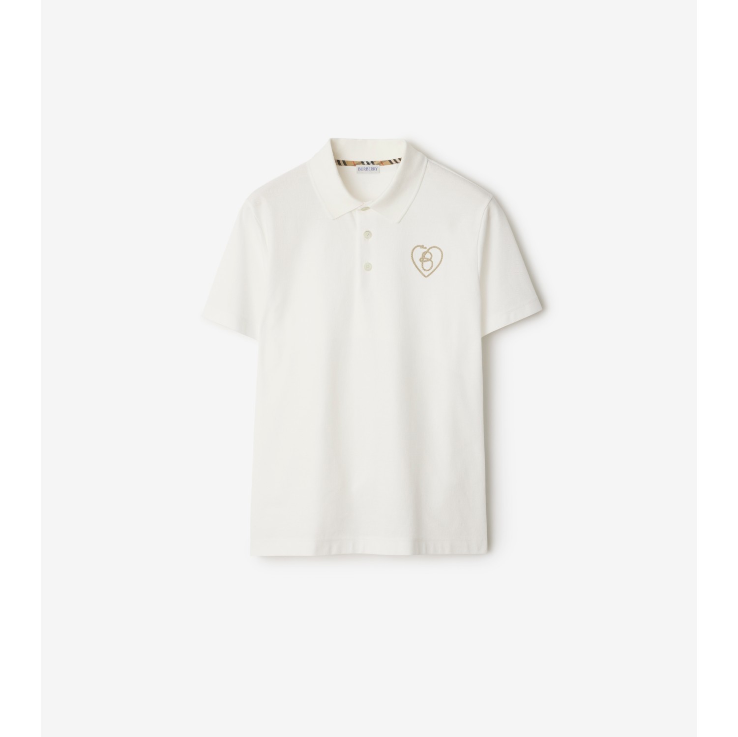 B Heart Cotton Polo Shirt