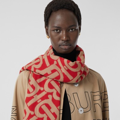 burberry camel scarf