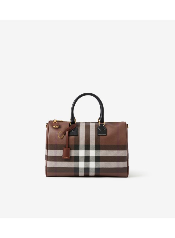 ウィメンズ デザイナーバッグ | チェック&レザーバッグ | Burberry