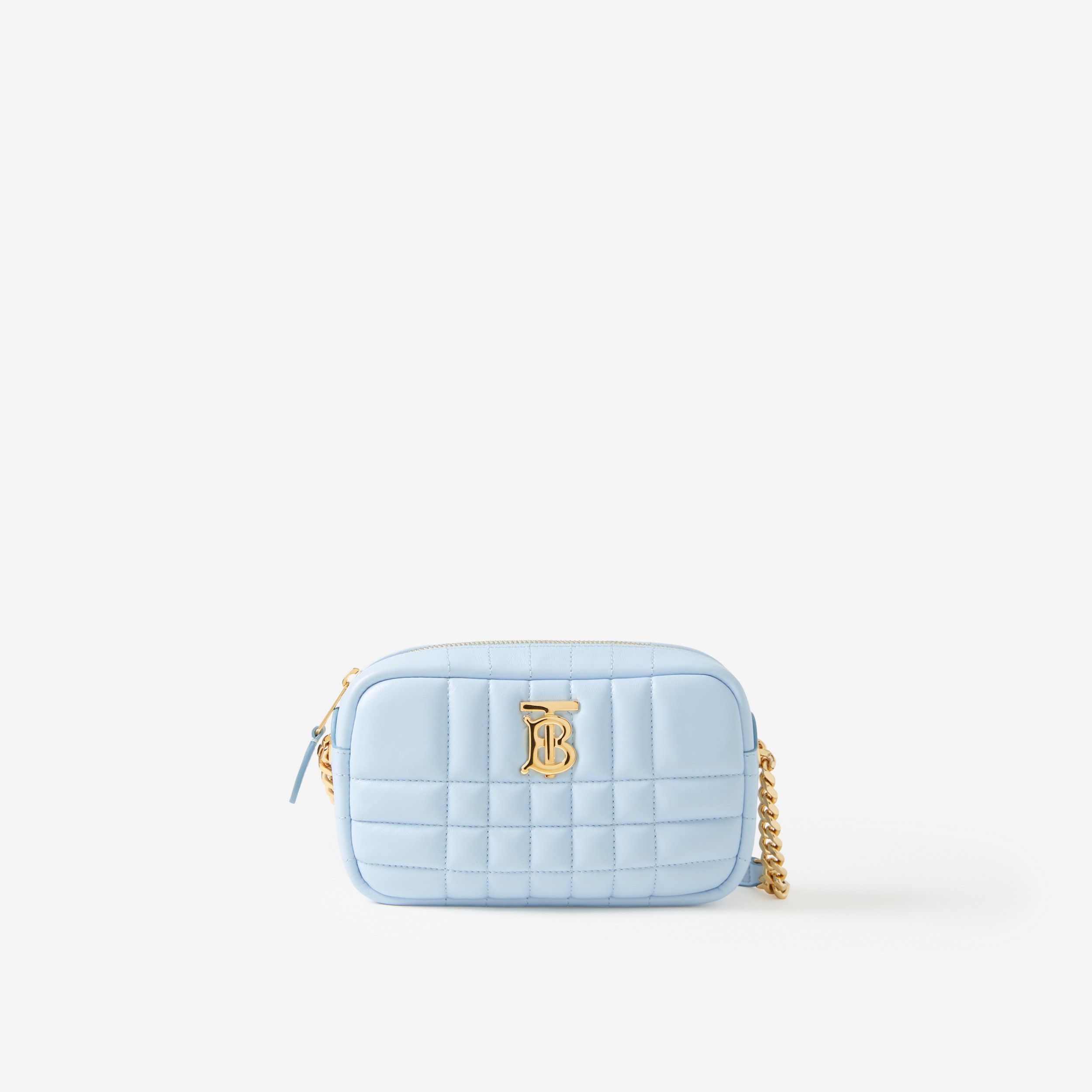 Mini Lola Camera Bag in Pale Blue - Women | Burberry® Official - 1