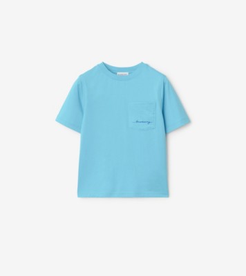 Cotton T-shirt in Lizard | Burberry® Official