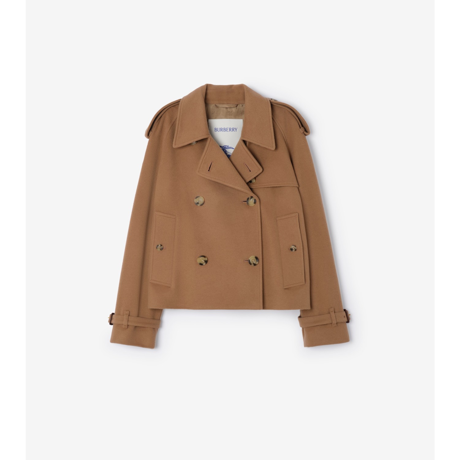 Cropped Cashmere Mayfair Trench Jacket