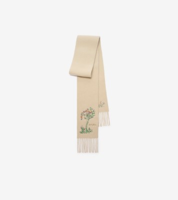 Narrow Brave Little Tree Cashmere Scarf