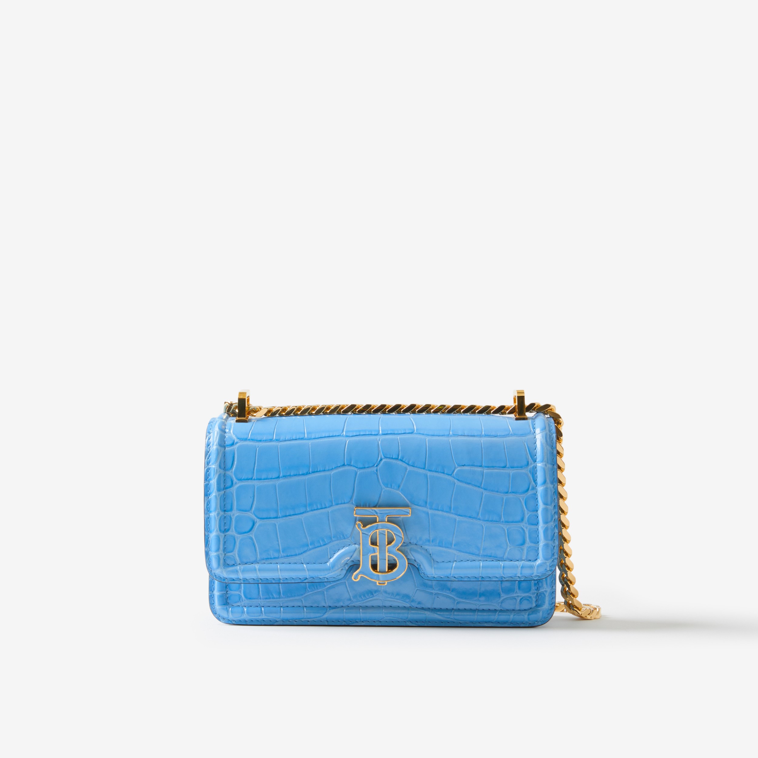 Mini TB Bag in Cool Cornflower Blue - Women | Burberry® Official