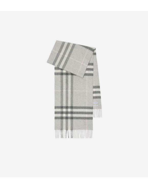Check Cashmere Scarf