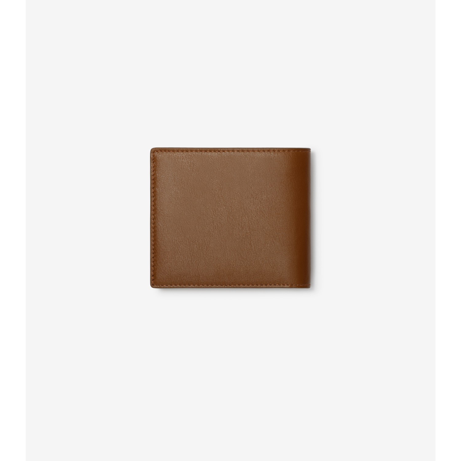 Pop Check Bifold Wallet in Finch brown/hazel brown - Men, Leather | Burberry® Official