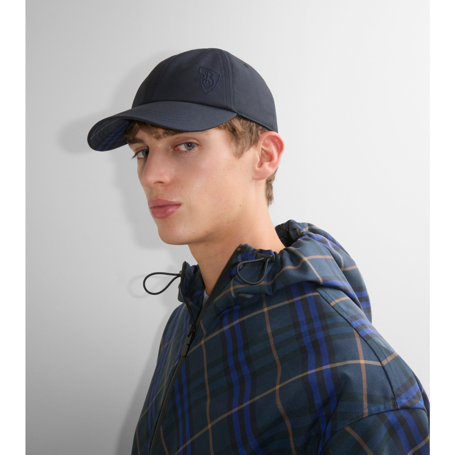 B Shield Baseball Cap in Midnight - Men | Burberry® Official