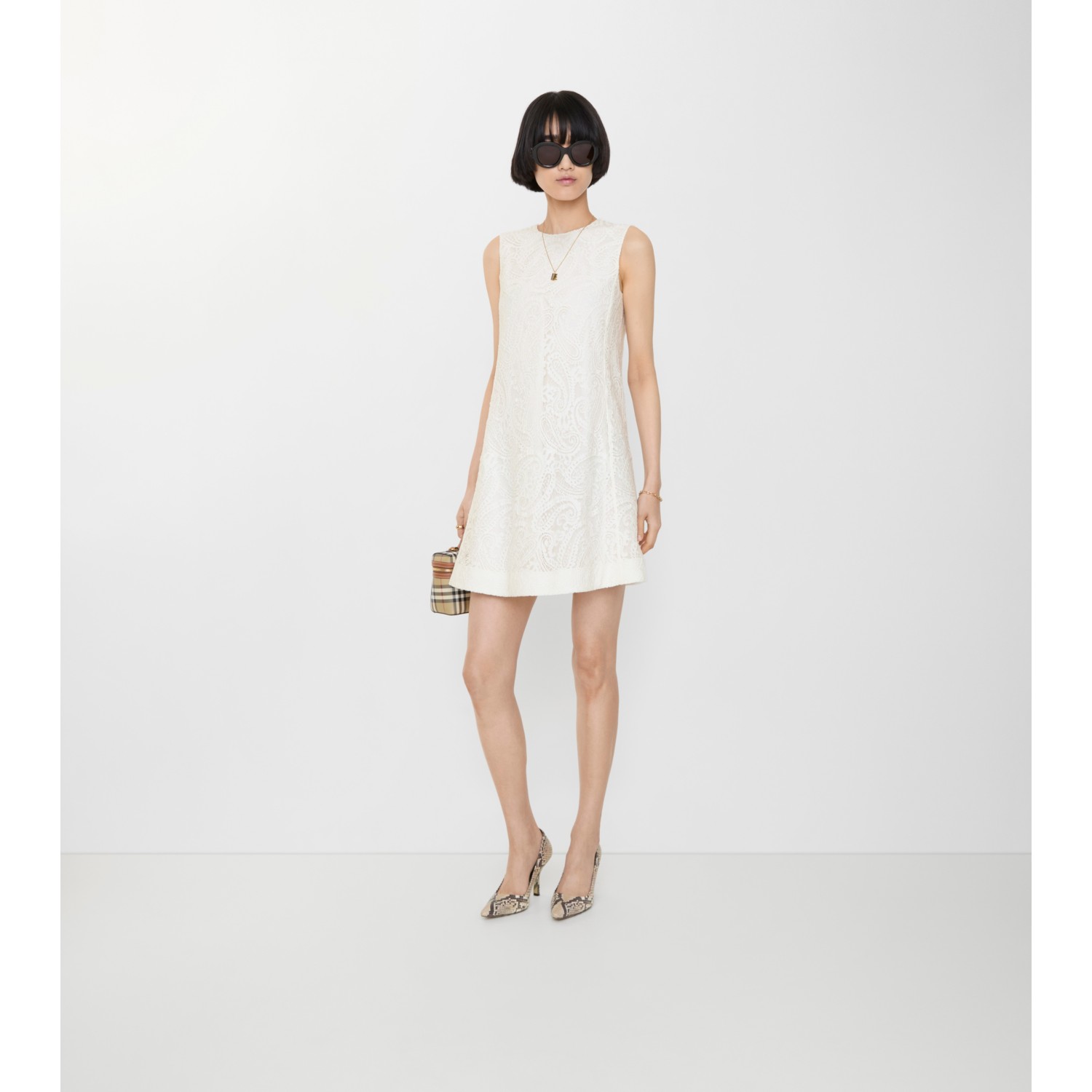 Paisley Lace Shift Dress - thumbnail 2