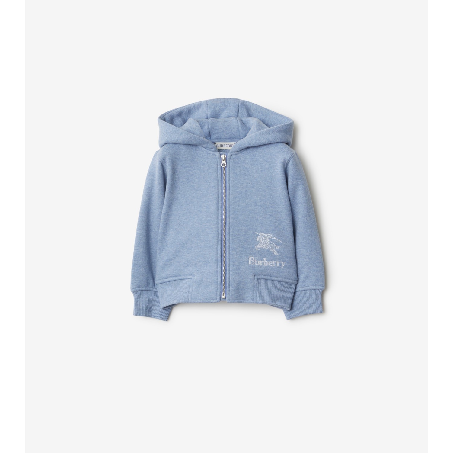 Hoodie zippé en coton