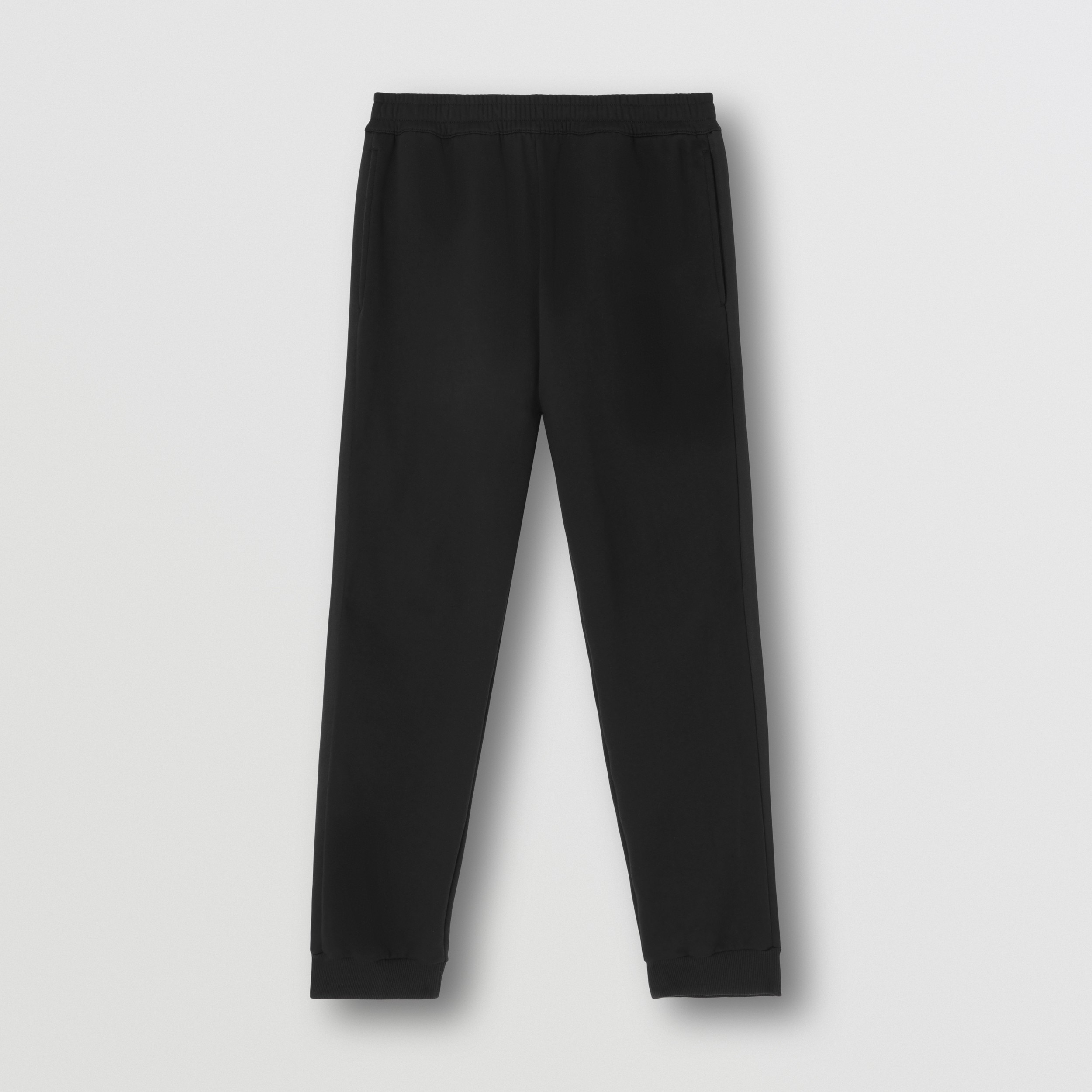 Logo Detail Cotton Cashmere Jogging Pants – Exclusive Capsule Collection in Black - Men | Burberry® Official - 4