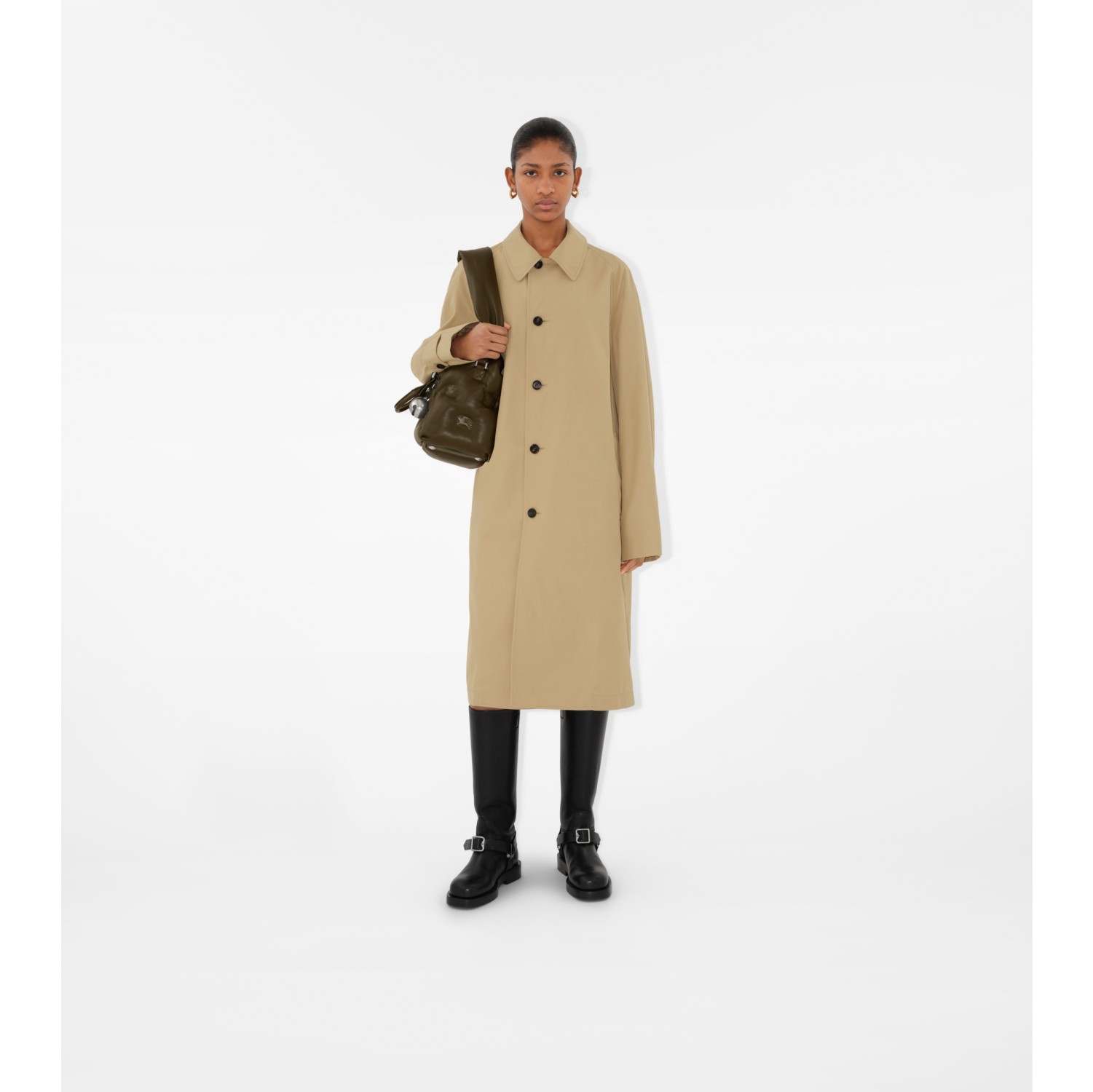 Burberry coat clearance military