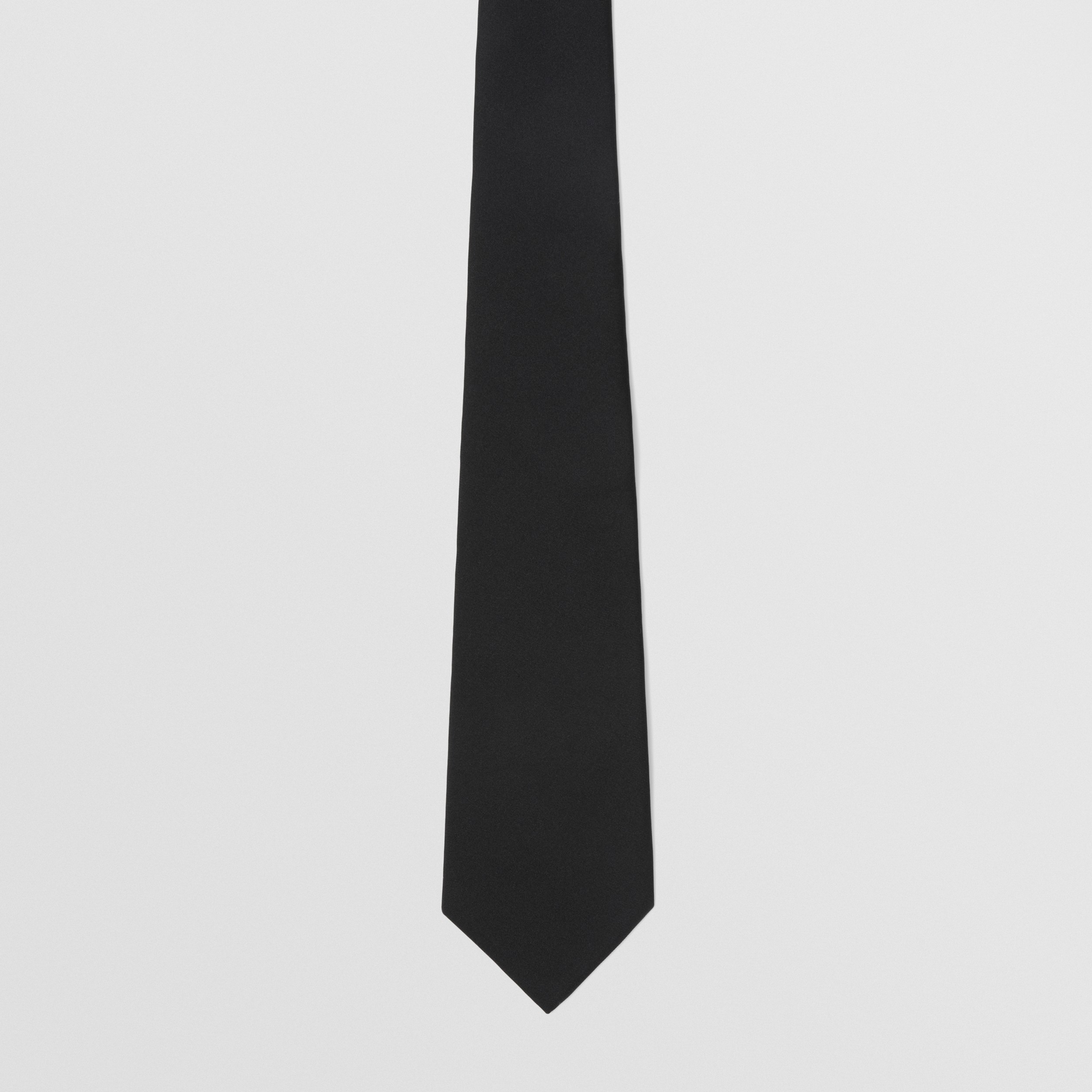Classic Cut Silk Tie in Black - Men | Burberry® Official - 4