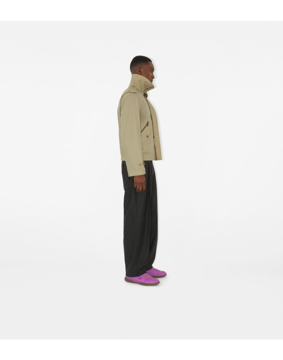 Veste en coton et nylon