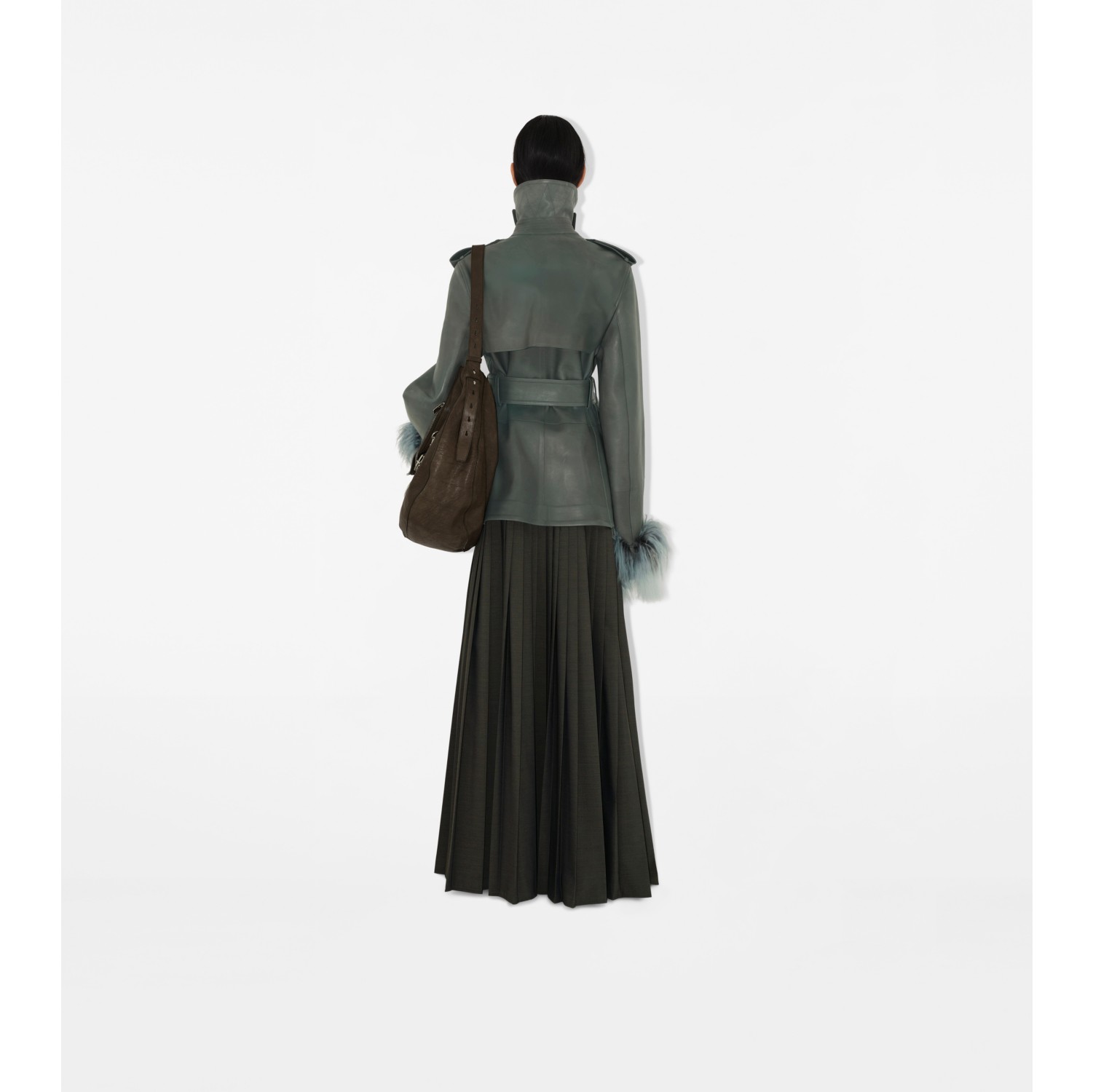 Leather Trench Jacket