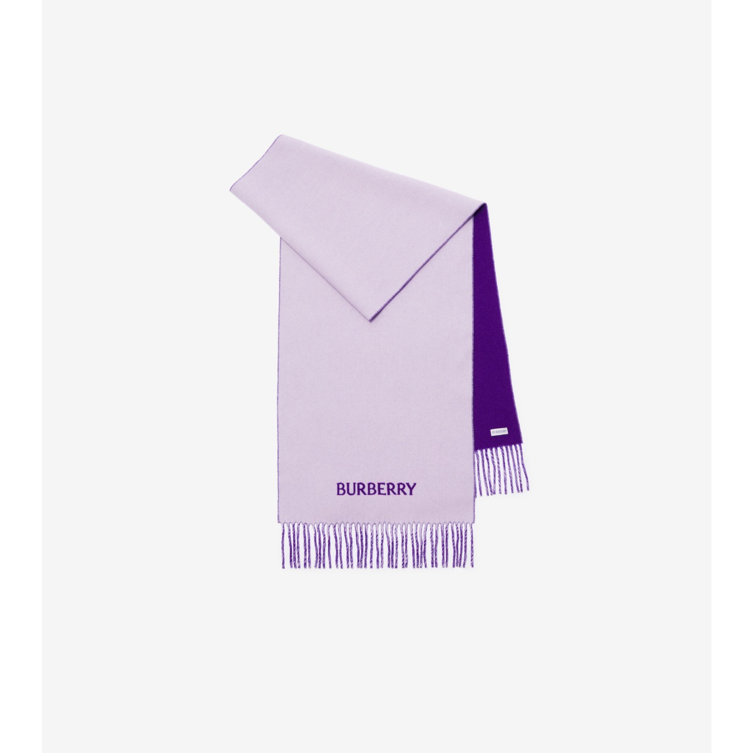 Reversible EKD Cashmere Scarf in Haze/royal | Burberry® Official