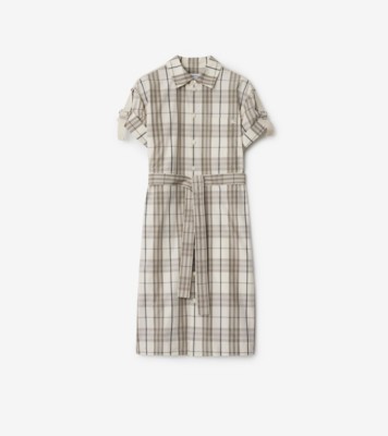 Check Cotton Shirt Dress - Women | Burberry® Official