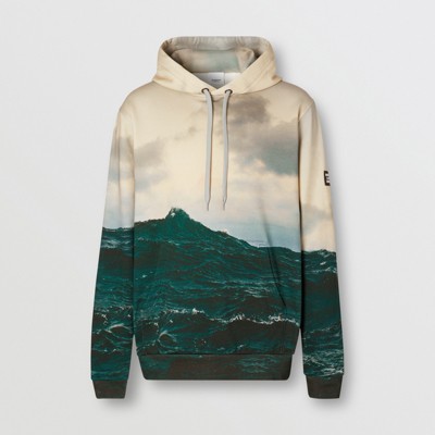 burberry print hoodie