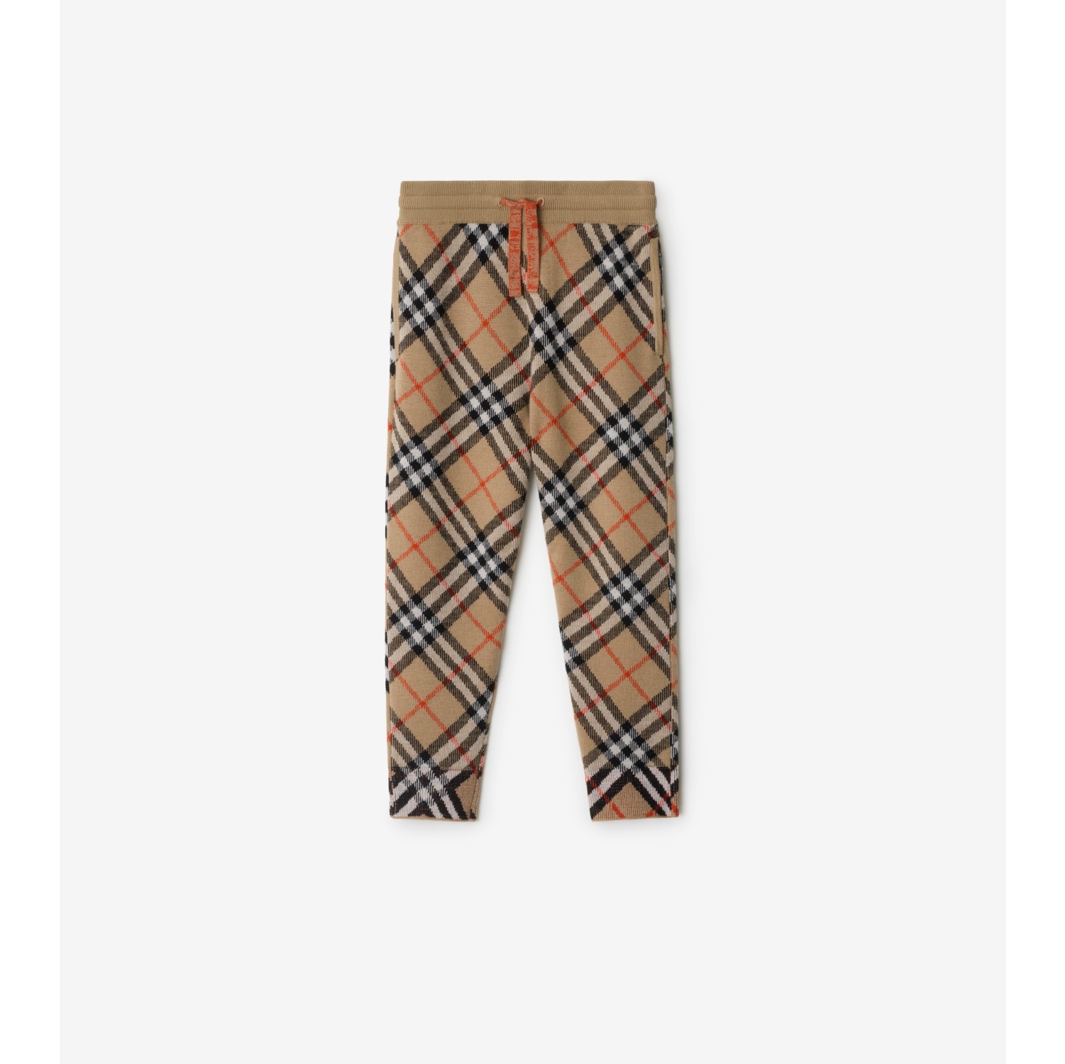 Pantalon de jogging en laine Check