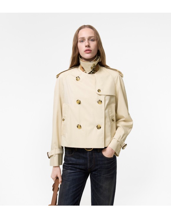 BURBERRY LONDON　トレンチコート　メガチェック　ポリエステル　40 Burberry チェック トレンチコート | ニュートラル | FARFETCH JP
