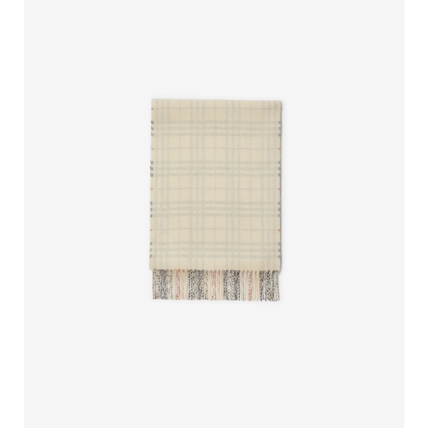 Reversible Check Cashmere Scarf